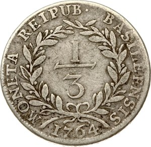 Switzerland Basel 1/3 Taler 1764