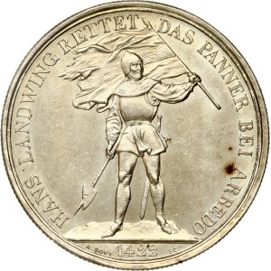 Schweiz 5 Franken 1869 Zuger Schützenfest