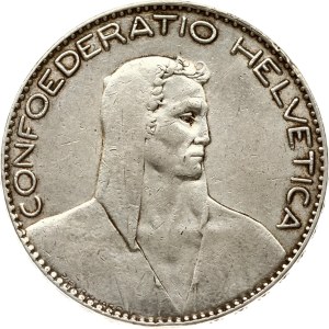 Switzerland 5 Francs 1922 B Herdsman