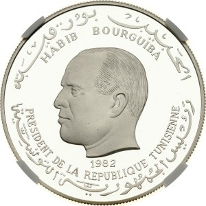 Tunisia 5 Dinars 1982 CHI Year of the Child NGC PF 69 ULTRA CAMEO