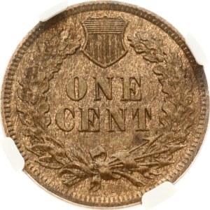 USA Cent 1874 MS 63 BN