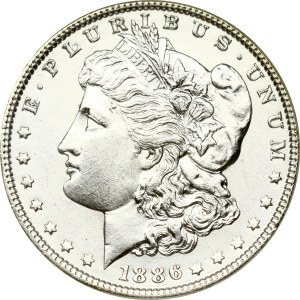 USA Morgan Dollar 1886 NCGS MS 66