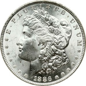 USA Morgan Dollar 1886 NGC MS 64