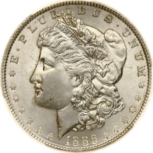USA Morgan Dollar 1886 PCGS MS 63