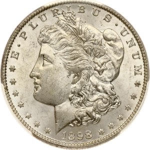 USA Morgan Dollar 1898 O PCGS MS 63