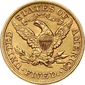 USA 5 Dollars 1900