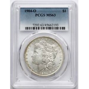 USA Morgan Dollar 1904 O PCGS MS 63