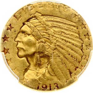 USA 5 Dollars 1913 PCGS MS 61