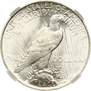 USA Peace Dollar 1922 NGC MS 63