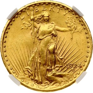 USA 20 Dollars 1924 NGC MS 63