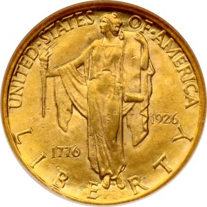 USA 2½ Dollars 1926 Independence NGC MS 63