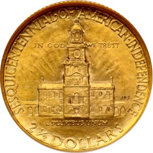 USA 2½ Dollars 1926 Independence NGC MS 63