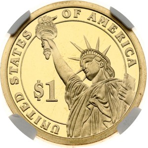 USA 1 Dollar 2008 S Martin Van Buren NGC PF 70 ULTRA CAMEO TOP POP