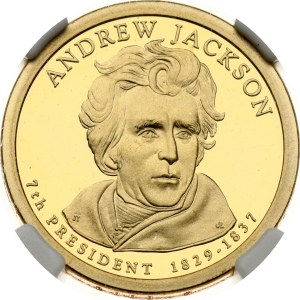 USA 1 Dollar 2008 S Andrew Jackson NGC PF 70 ULTRA CAMEO TOP POP