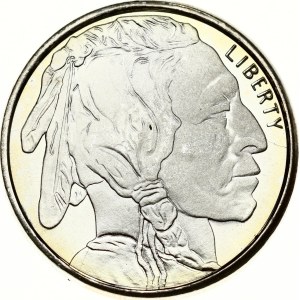 USA 1/2 Ounce ND Buffalo Nickel