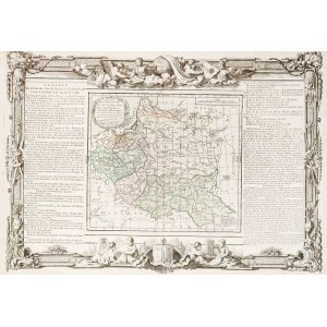 POLSKA, LITWA. Mapa Rzeczypospolitej w 2 poł. XVIII w., oprac. Louis Brion de ...