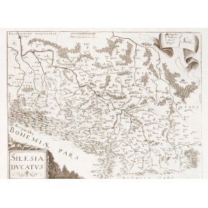 ŚLĄSK. Mapa generalna Śląska, ryt. Galeazzo Gualdo Priorato, pochodzi z: ...