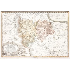 ZIĘBICE. Mapa Księstwa Ziębickiego, oprac. Johann Wolfgang Wieland i Matthäus ...