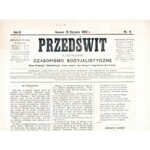 PRZEDŚWIT. L’aurore. Czasopismo socyjalistyczne, 7 numerów czasopisma, Genewa, ...