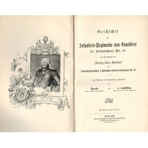 WIELKOPOLSKA, POZNAŃ. Kalckstein, Arnold, Geschichte des Infanterie-Regiments ...