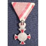 AUSTRIA (AUSTRO-WĘGRY). Srebrny Krzyż Zasługi Cywilnej z Koroną (Silbernes ...