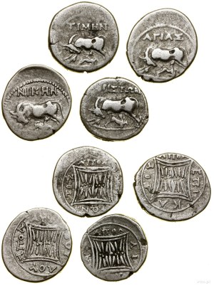 Greece and post-Hellenistic, set of 4 x drachma