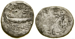 Roman Republic, denarius, (32-31 BC), mobile mint