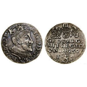 Polska, trojak, 1592, Olkusz