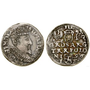 Polska, trojak, 1596, Olkusz