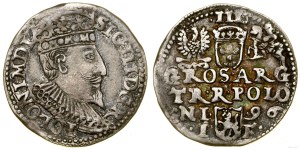 Poland, trojak, 1596, Olkusz