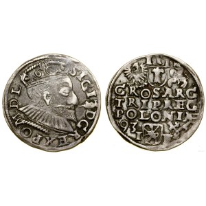 Polska, trojak, 1593, Poznań