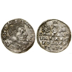 Polska, trojak, 1598, Lublin