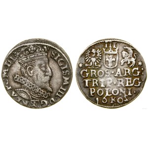 Polska, trojak, 1602, Kraków