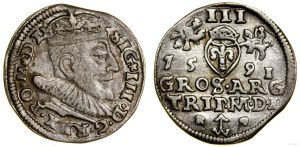 Poland, trojak, 1591, Vilnius
