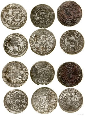 Poland, set: 5 x Lithuanian shilling + Poznan ternar, 1616-1626