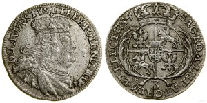 Poland, trojak, 1754, Leipzig
