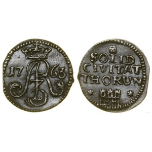 Polska, szeląg, 1763, Toruń