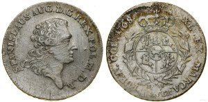 Poland, two-zloty (8 groszy), 1768 FS, Warsaw