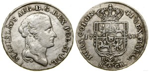 Poland, two-zloty (8 groszy), 1787 EB, Warsaw