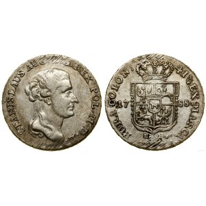 Polska, dwuzłotówka (8 groszy), 1788 EB, Warszawa