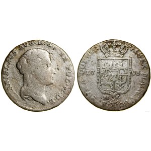 Polska, dwuzłotówka (8 groszy), 1793 MV, Warszawa