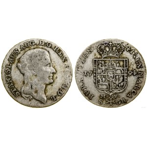 Polska, dwuzłotówka (8 groszy), 1794 MV, Warszawa