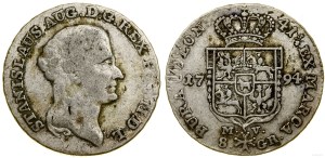 Poland, two-zloty (8 groszy), 1794 MV, Warsaw