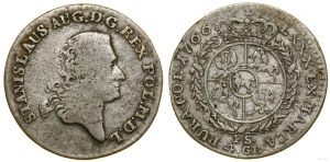 Poland, zloty (4 groszy), 1766 FS, Warsaw