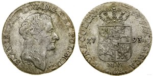Poland, zloty (4 groszy), 1793 MV, Warsaw