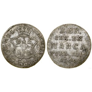 Polska, półzłotek (2 grosze), 1769 IS, Warszawa