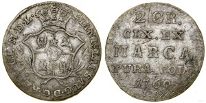 Poland, half zloty (2 groszy), 1769 IS, Warsaw
