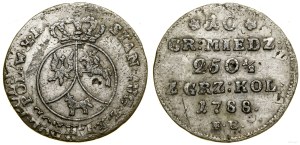 Poland, 10 copper pennies, 1788 EB, Warsaw