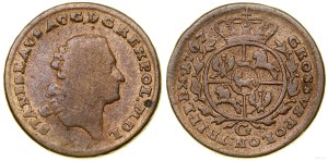 Poland, trojak, 1767 G, Warsaw