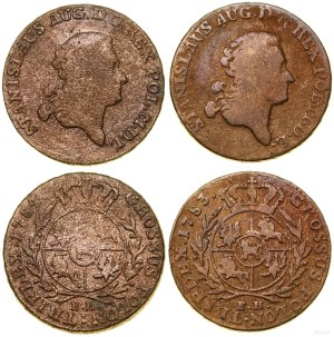 Poland, flight 2 x trojak, 1783 EB, 1784 EB, Warsaw